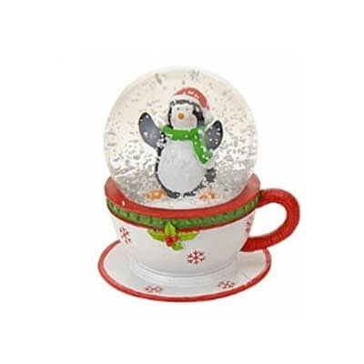 Kula woda xmass z pingwinkiem - filiżanka mała